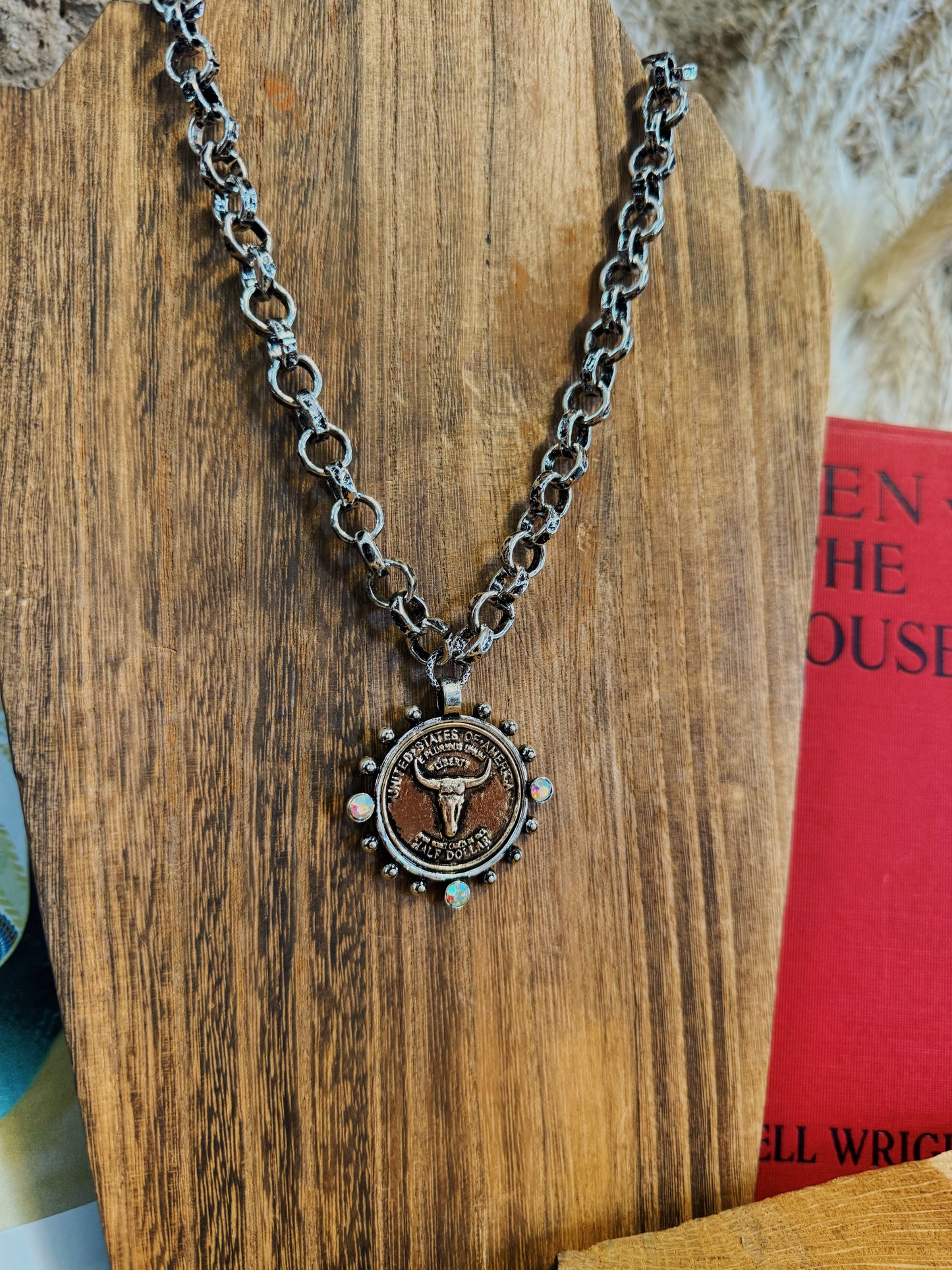 Steerhead Coin Necklace
