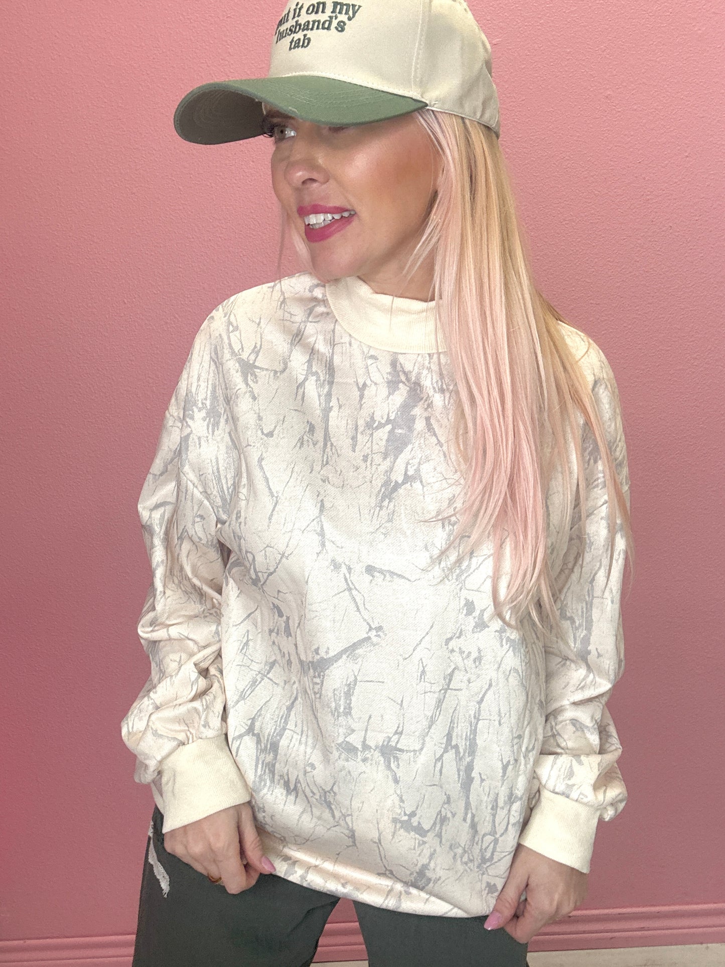 Woodland Camo Mockneck