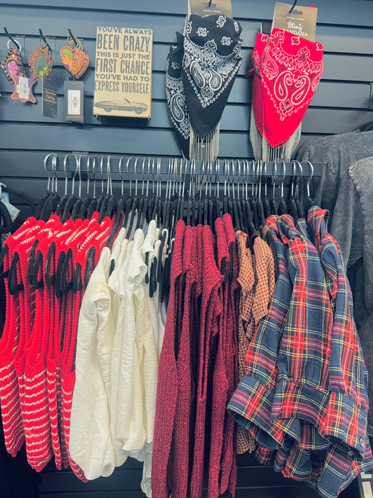 Bling Chain Fringe Bandana