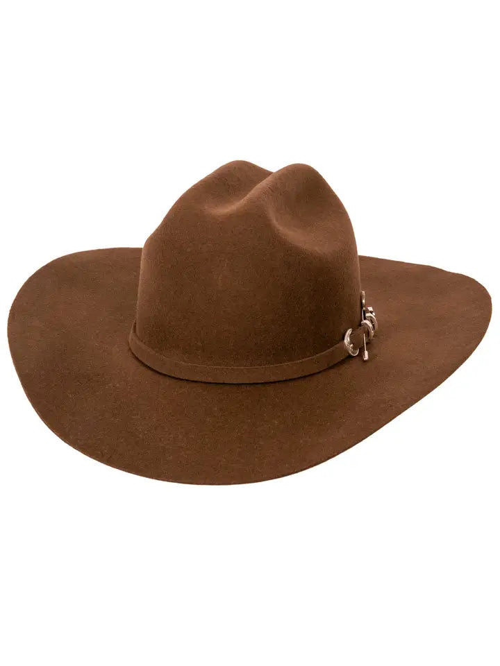 Cattleman Brown Felt Cowboy Hat