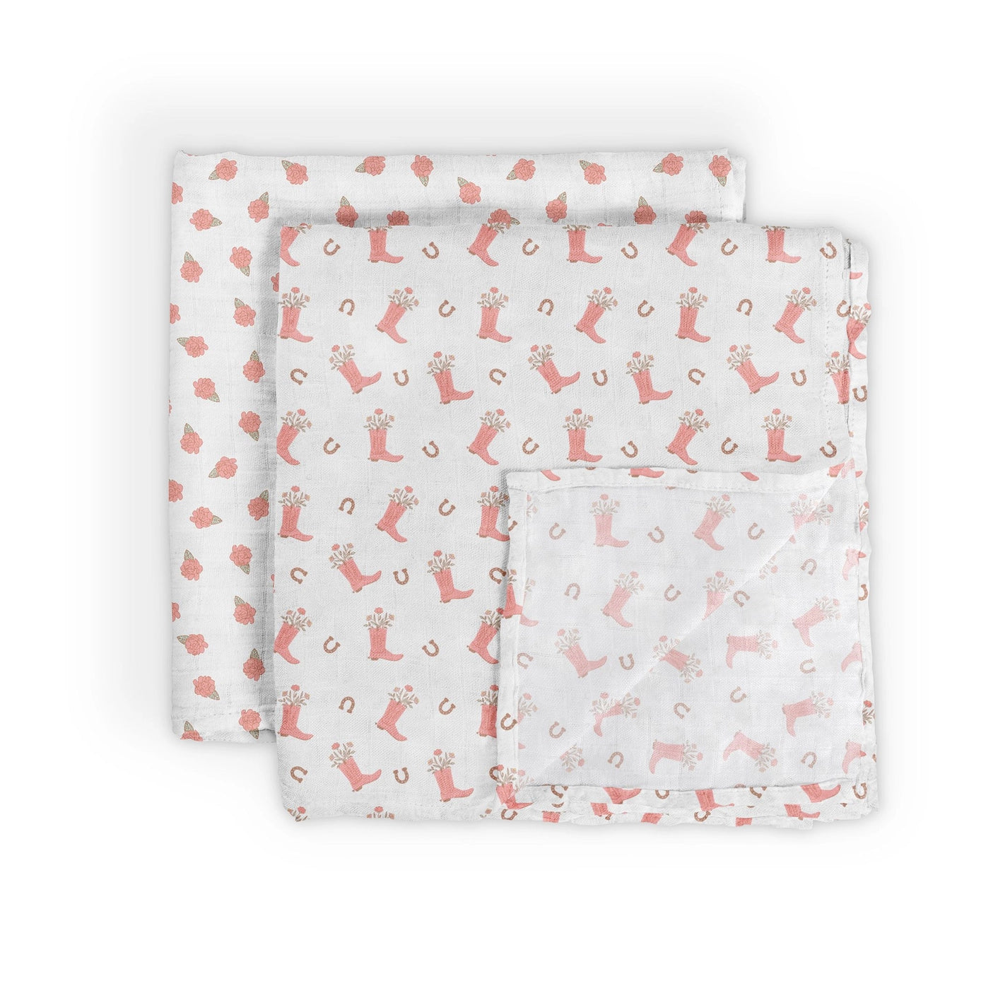 Bloomin Boot Swaddle Blanket Set