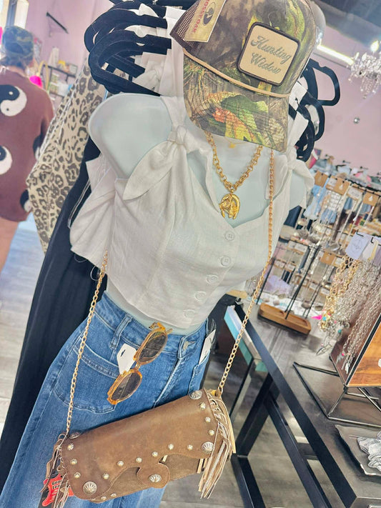 The Lila Sweetheart Tie Strap Top