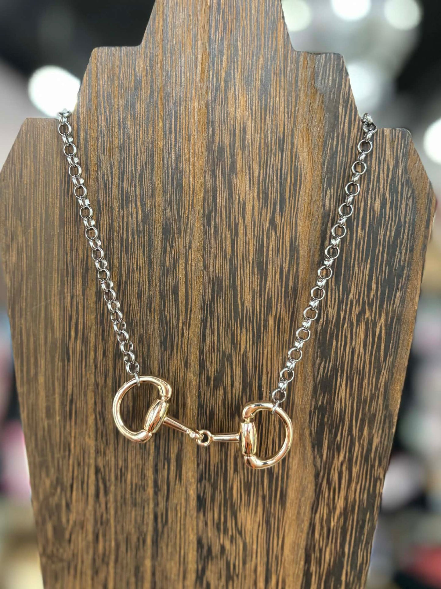 The Darcy Horse Bit Necklace