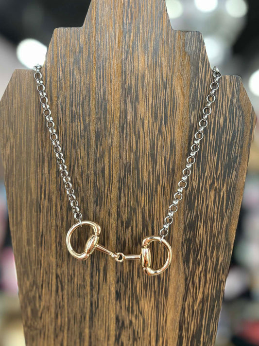 The Darcy Horse Bit Necklace