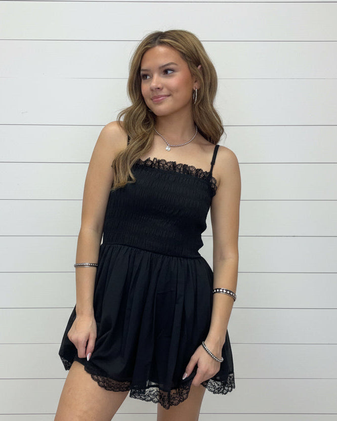 The Daisy Daydream Lace Trim Romper