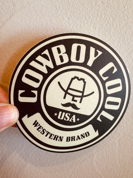 Cowboy Cool Sticker