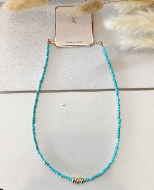 Teal Trails Necklace