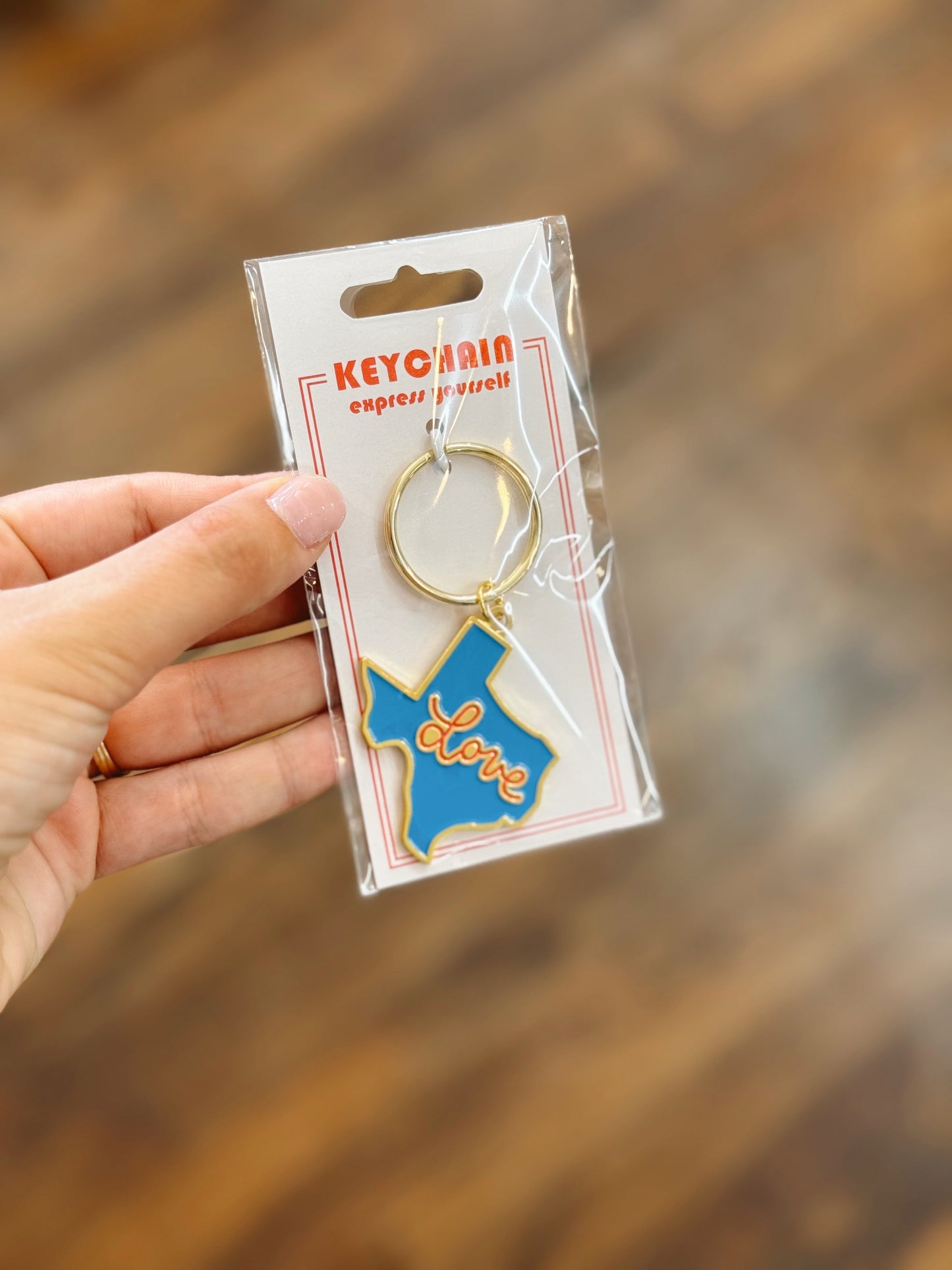Texas Love Keychain