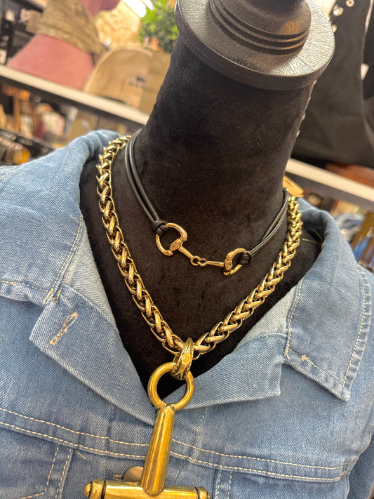 The Horsebit Cord Necklace