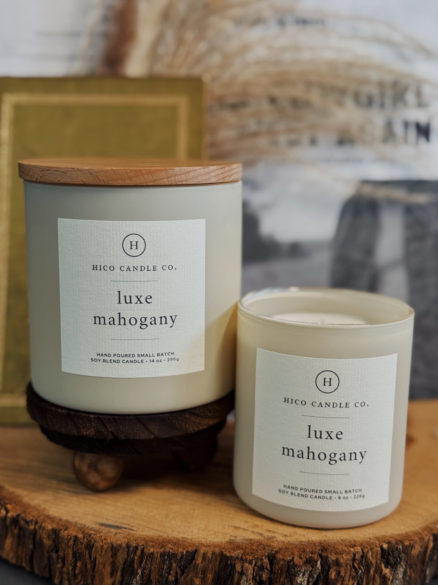 Luxe Mahogany Candle