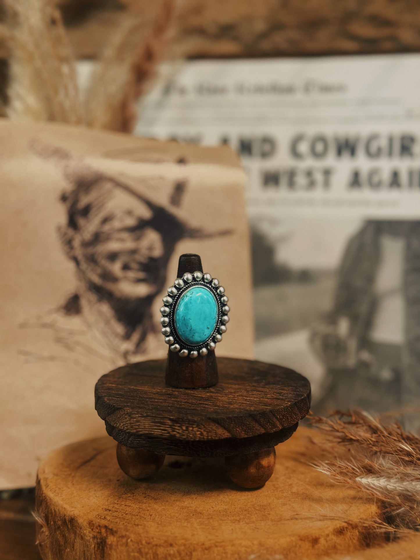 Desert Queen Statement Turquoise Ring