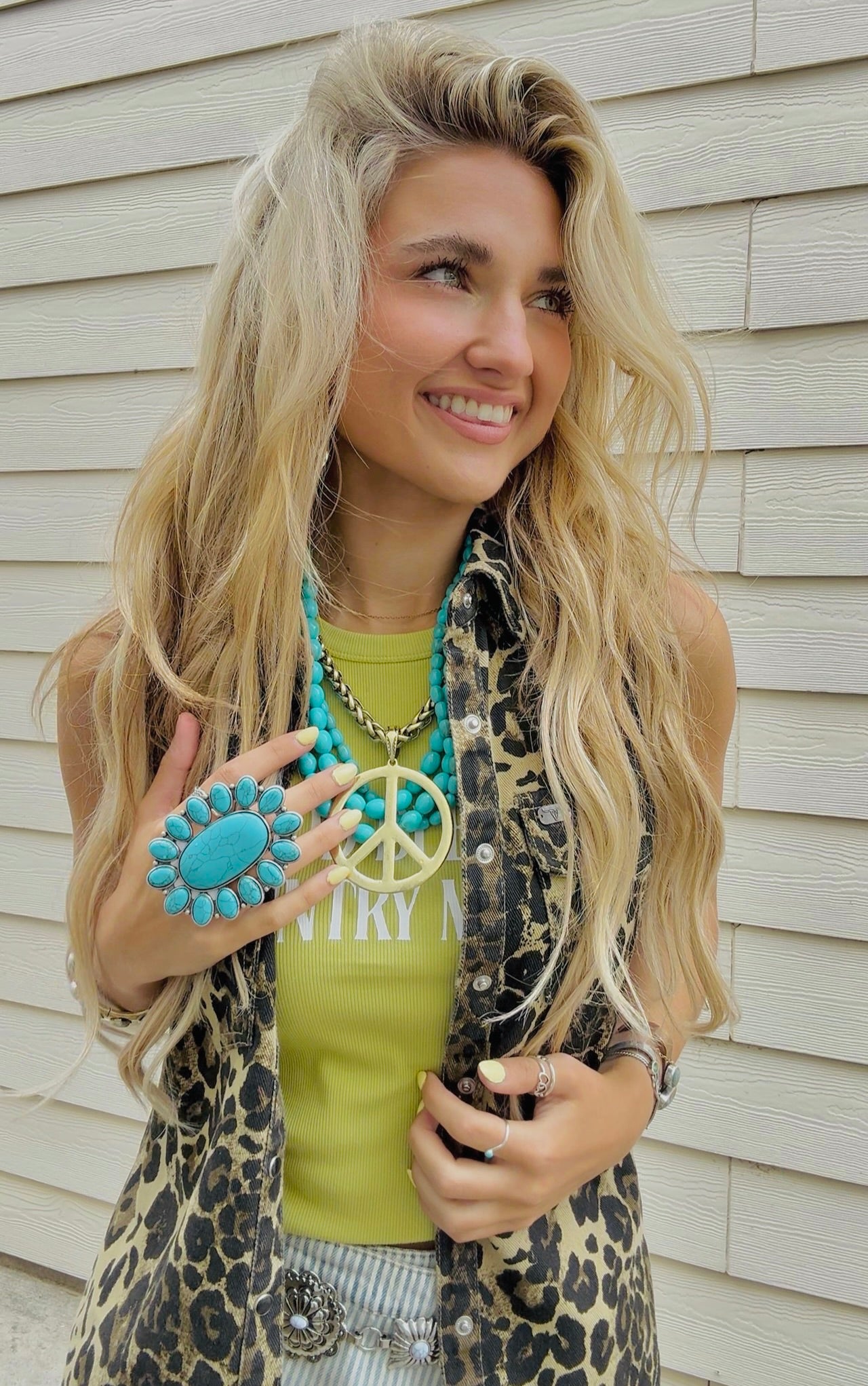 The Sadie Denim Button Down Sleeveless Shirt