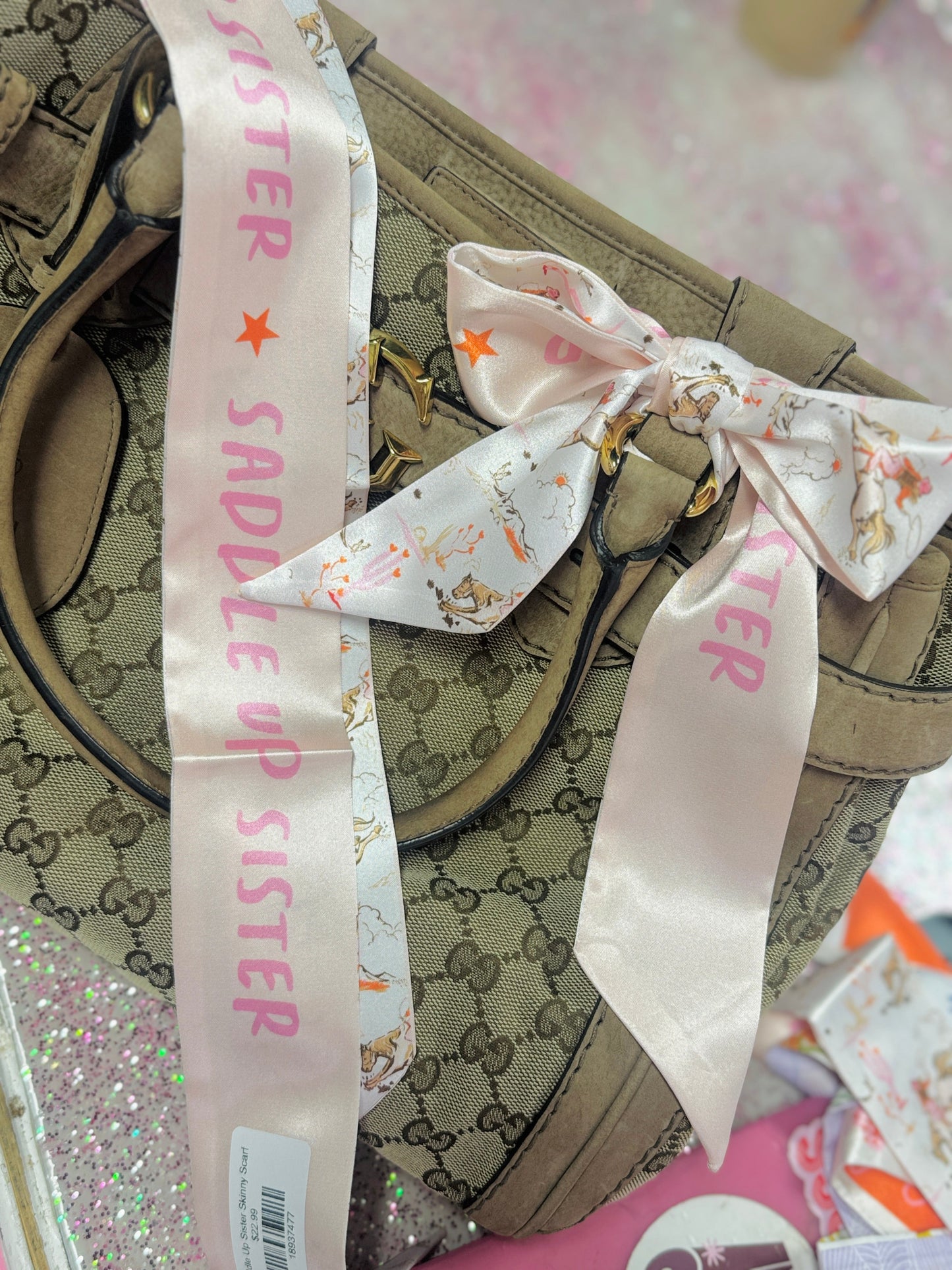 Saddle Up Sister Skinny Scarf