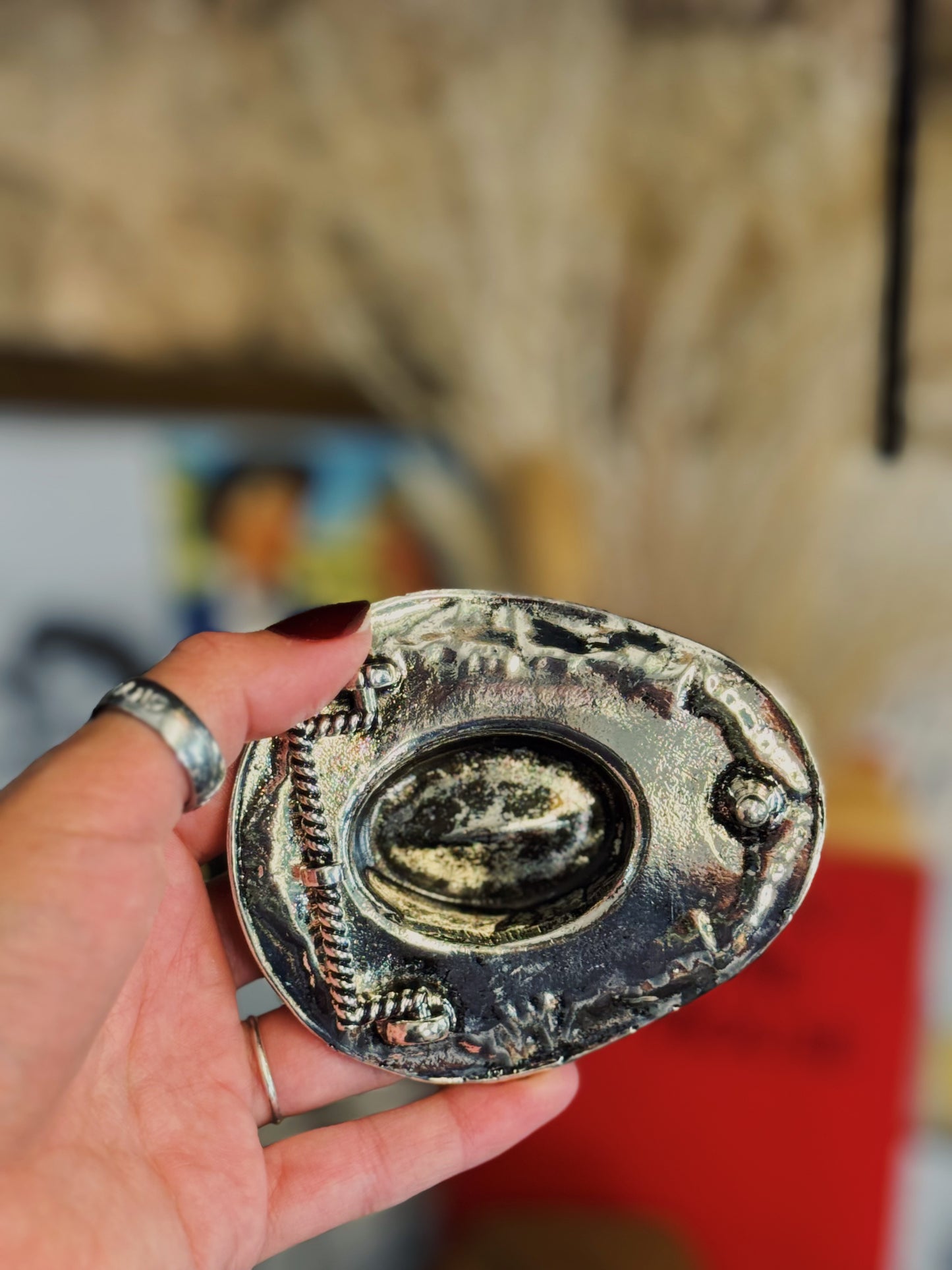 Cowboy Hat Belt Buckle