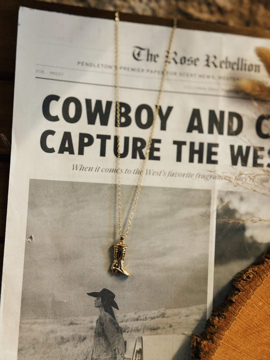 The Boot Stitch Necklace