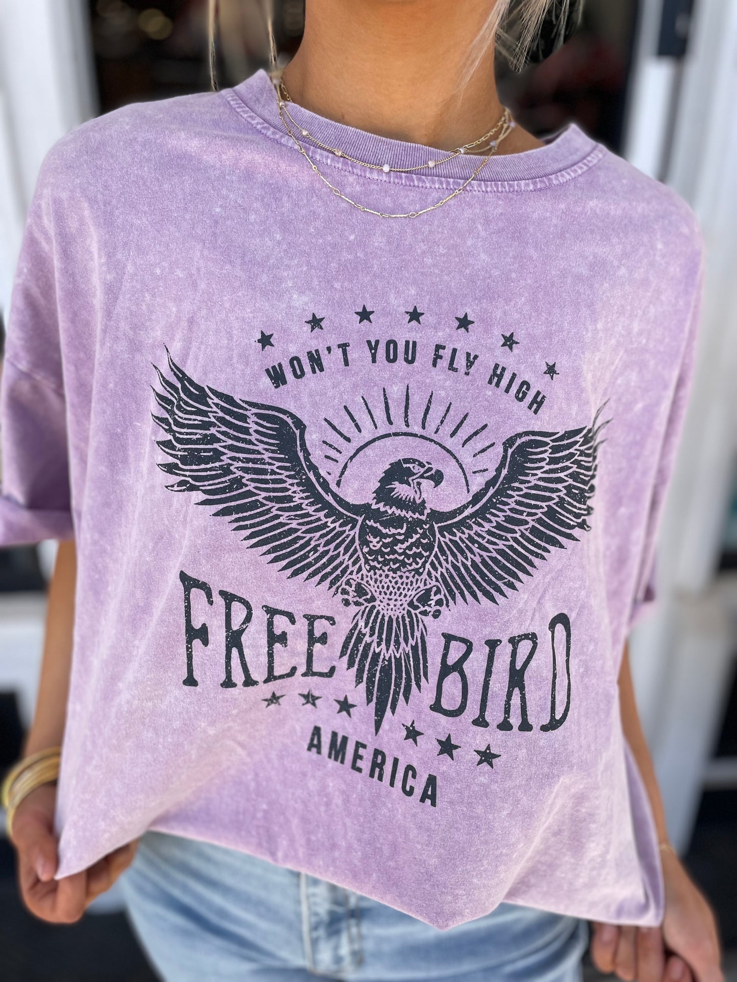 Fly High Free Bird Tee