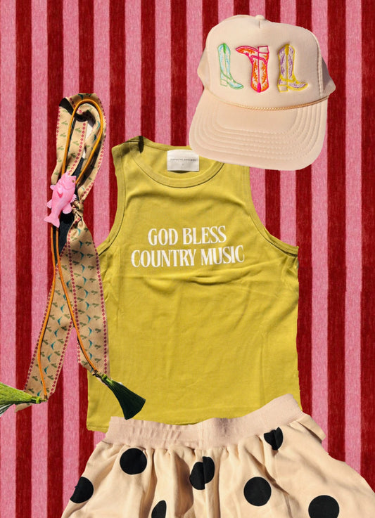 God Bless Country Music Tank