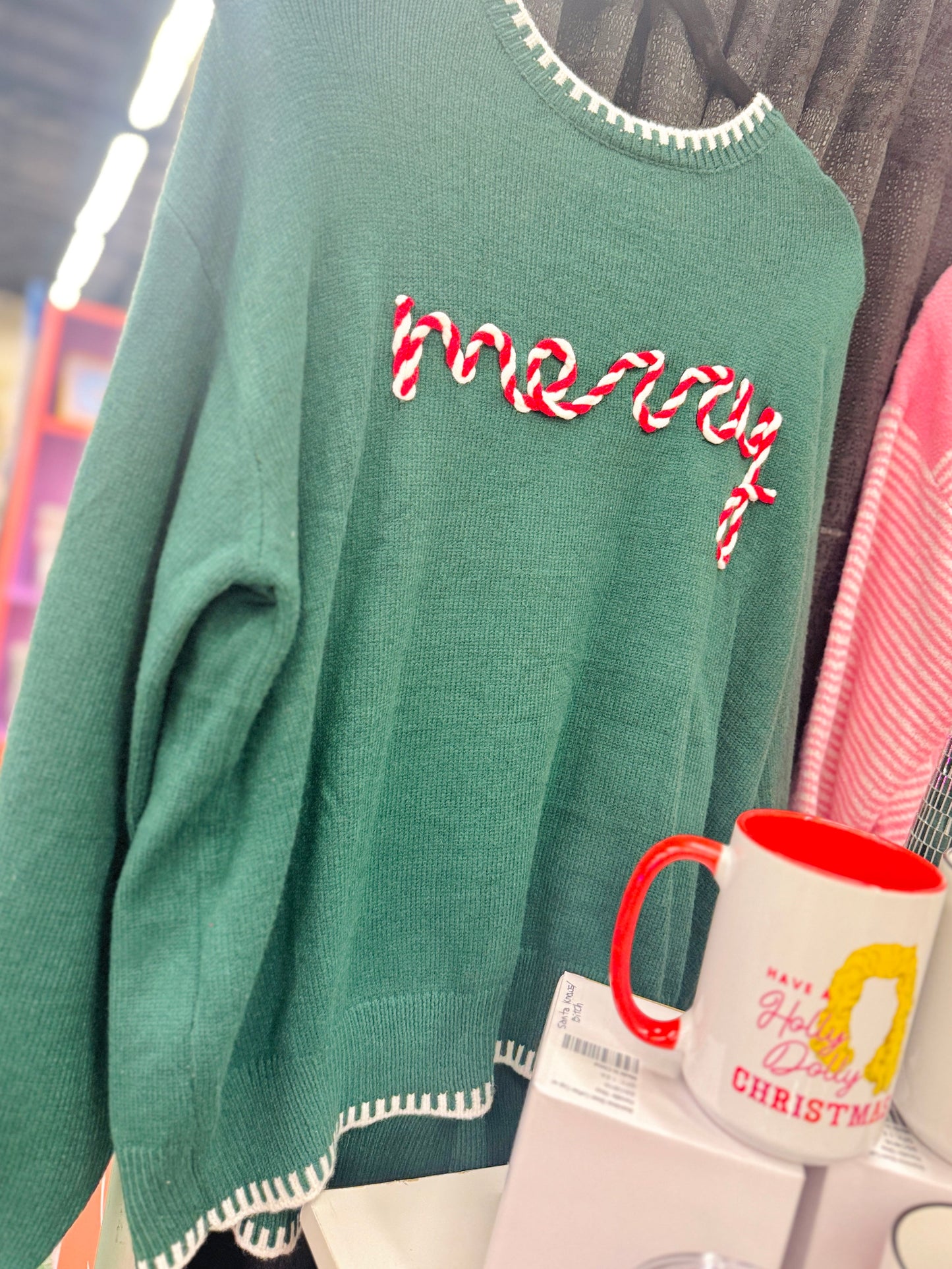 The Merry Embroidered Sweater