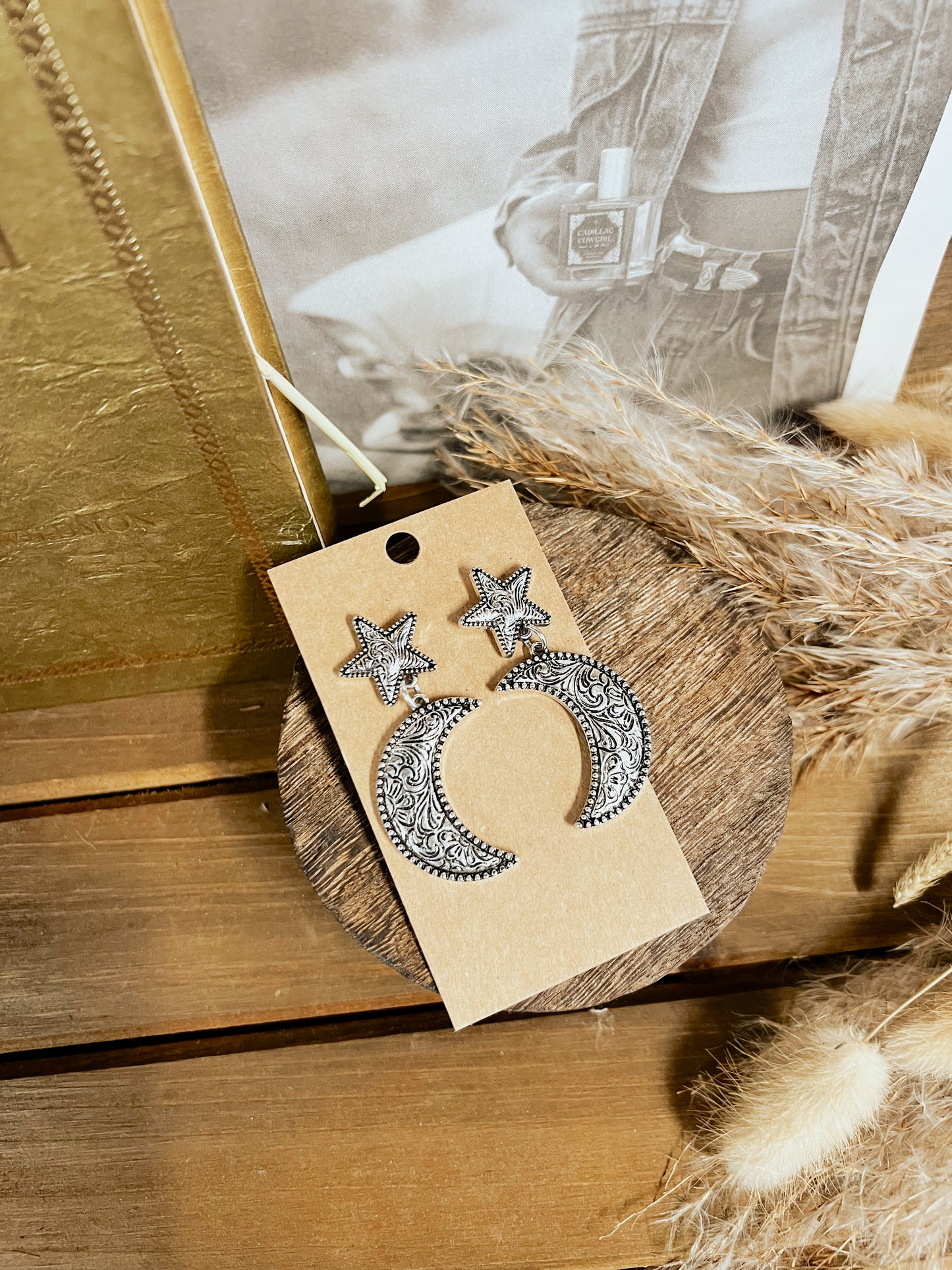Love You To The Moon & Back Earrings