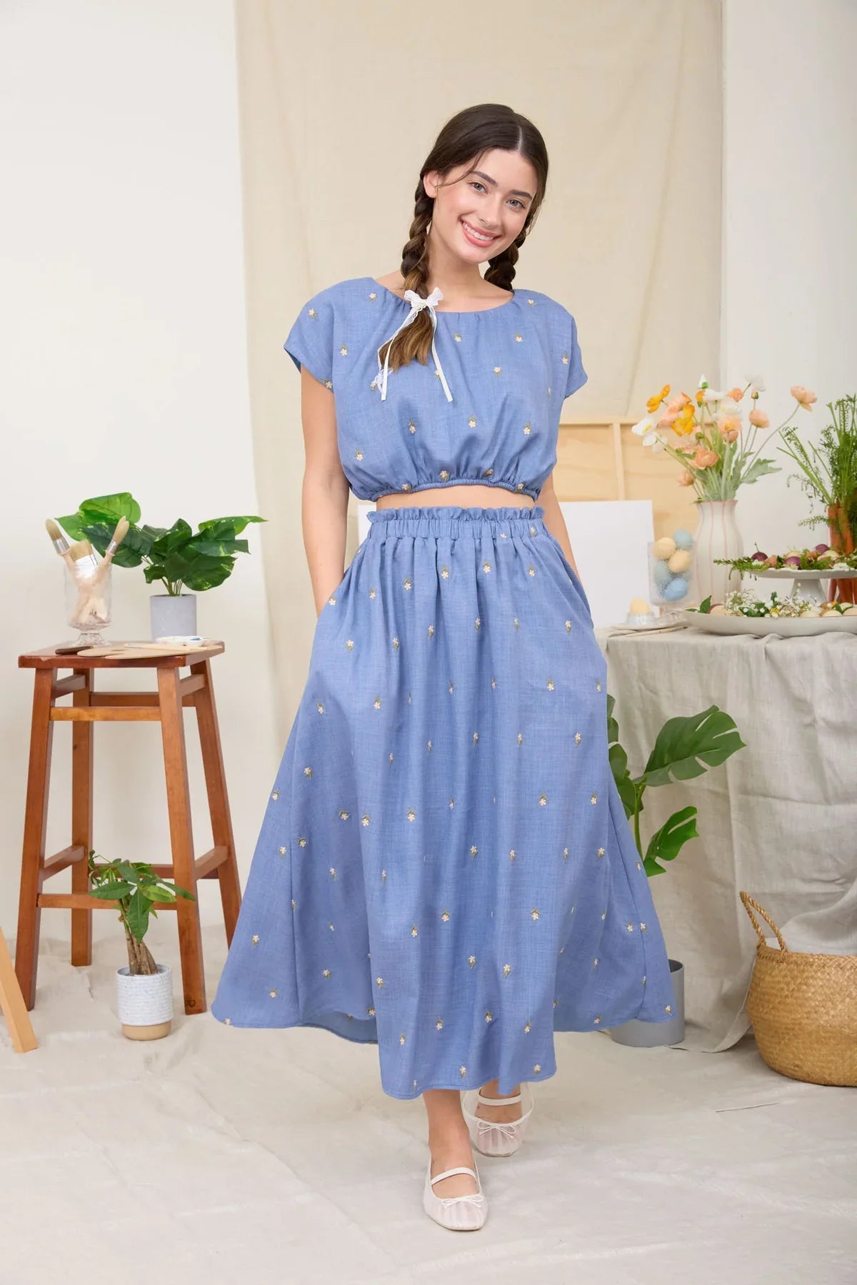 The Bloom & Bounce Cropped Top