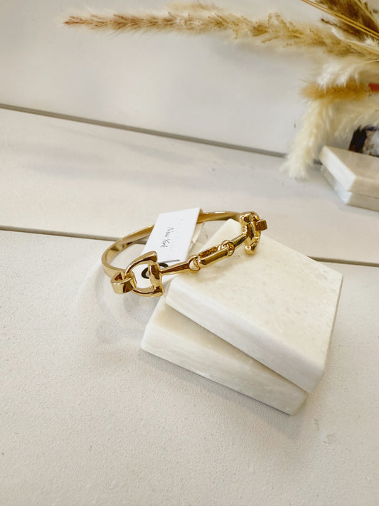Golden Gallop Cuff Bracelet