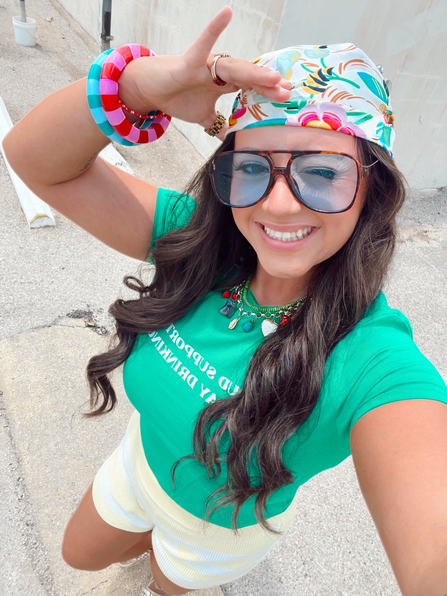 The Leopard Luxe Flyer Sunglasses