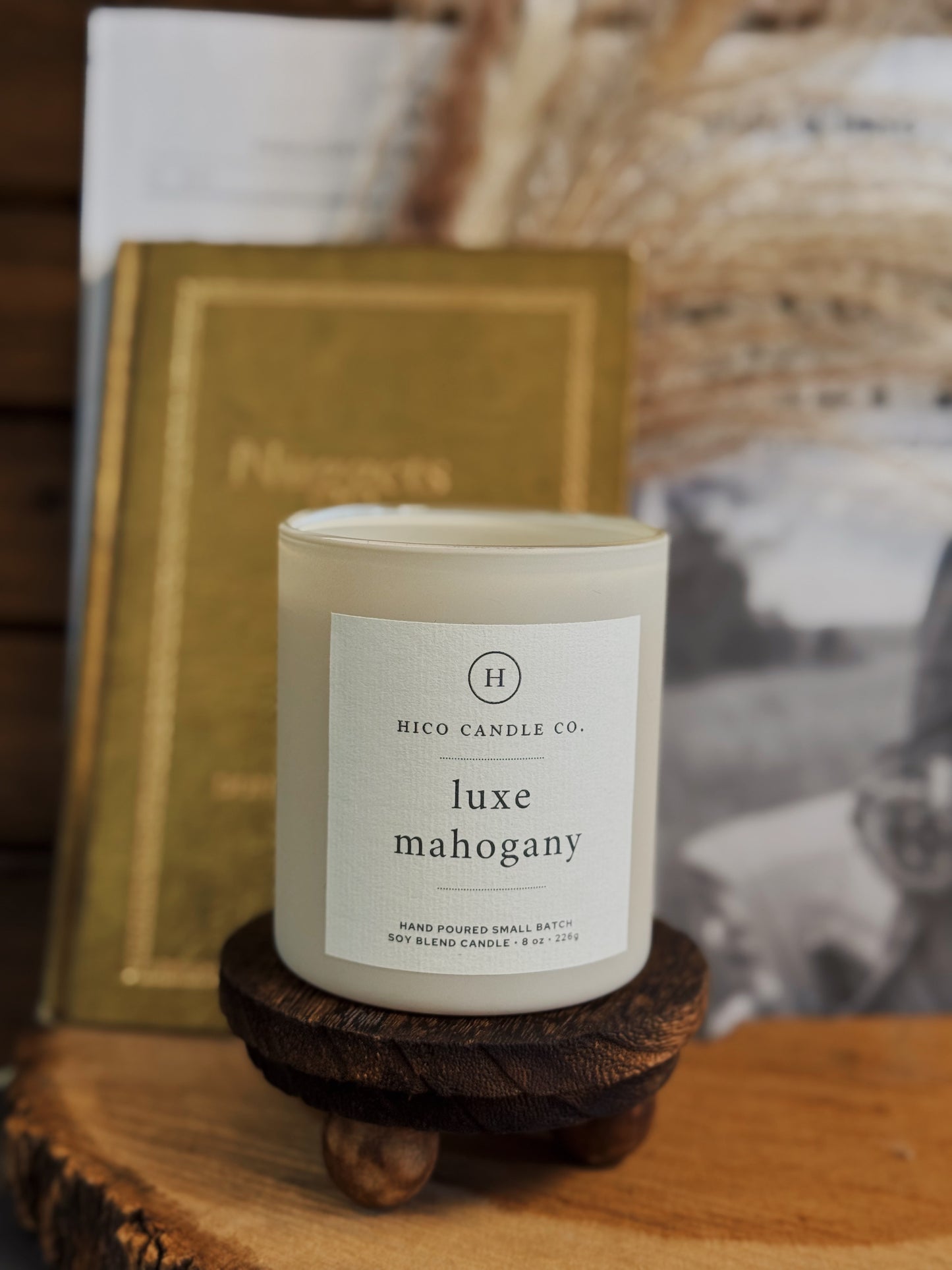 Luxe Mahogany Candle