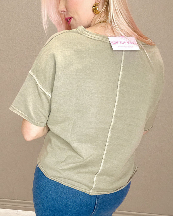 The Washed Wonder Boxy Top
