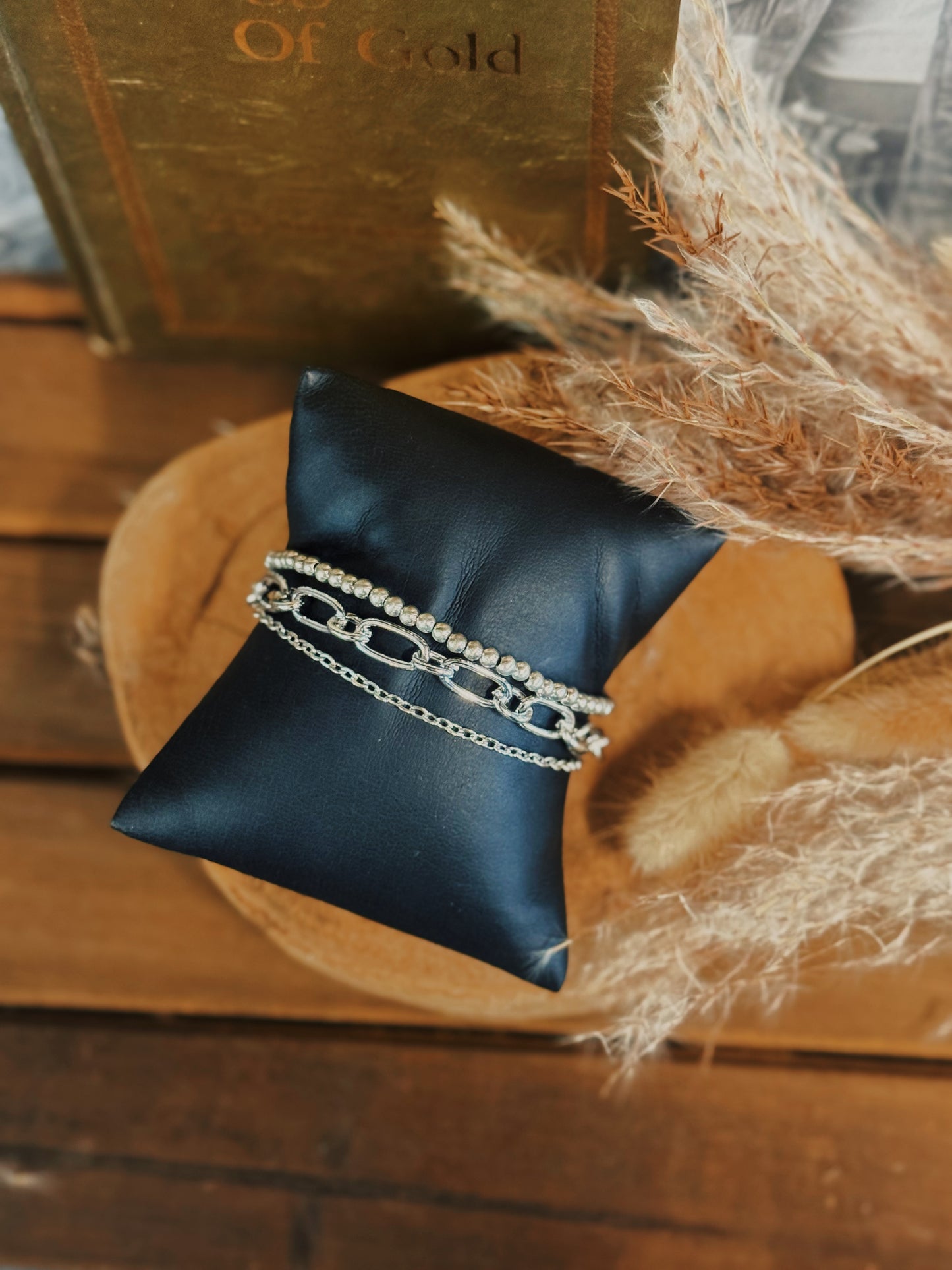 Silver Strands Bracelet