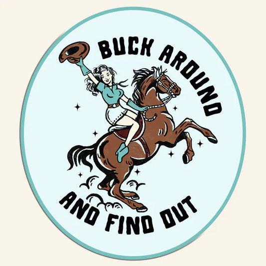 Buck Around and Find Out Sticker Decal