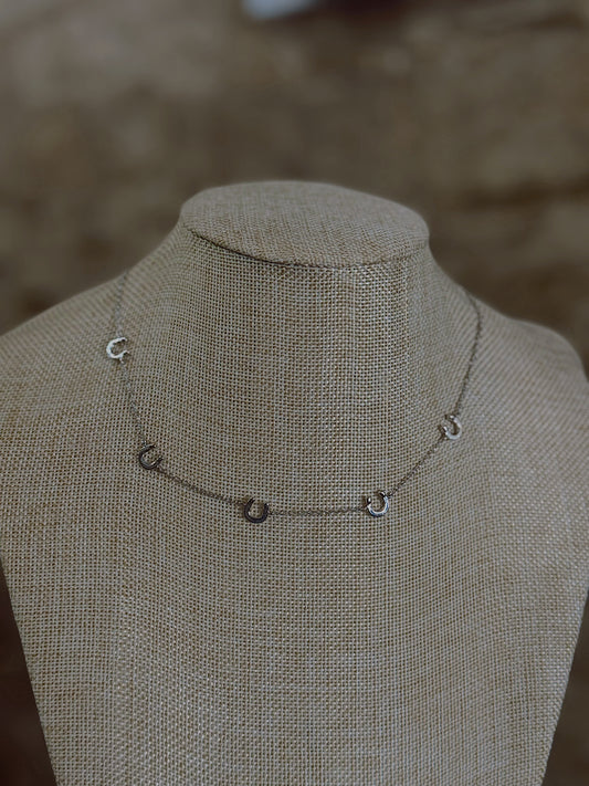 Lucky Moments Horseshoe Necklace