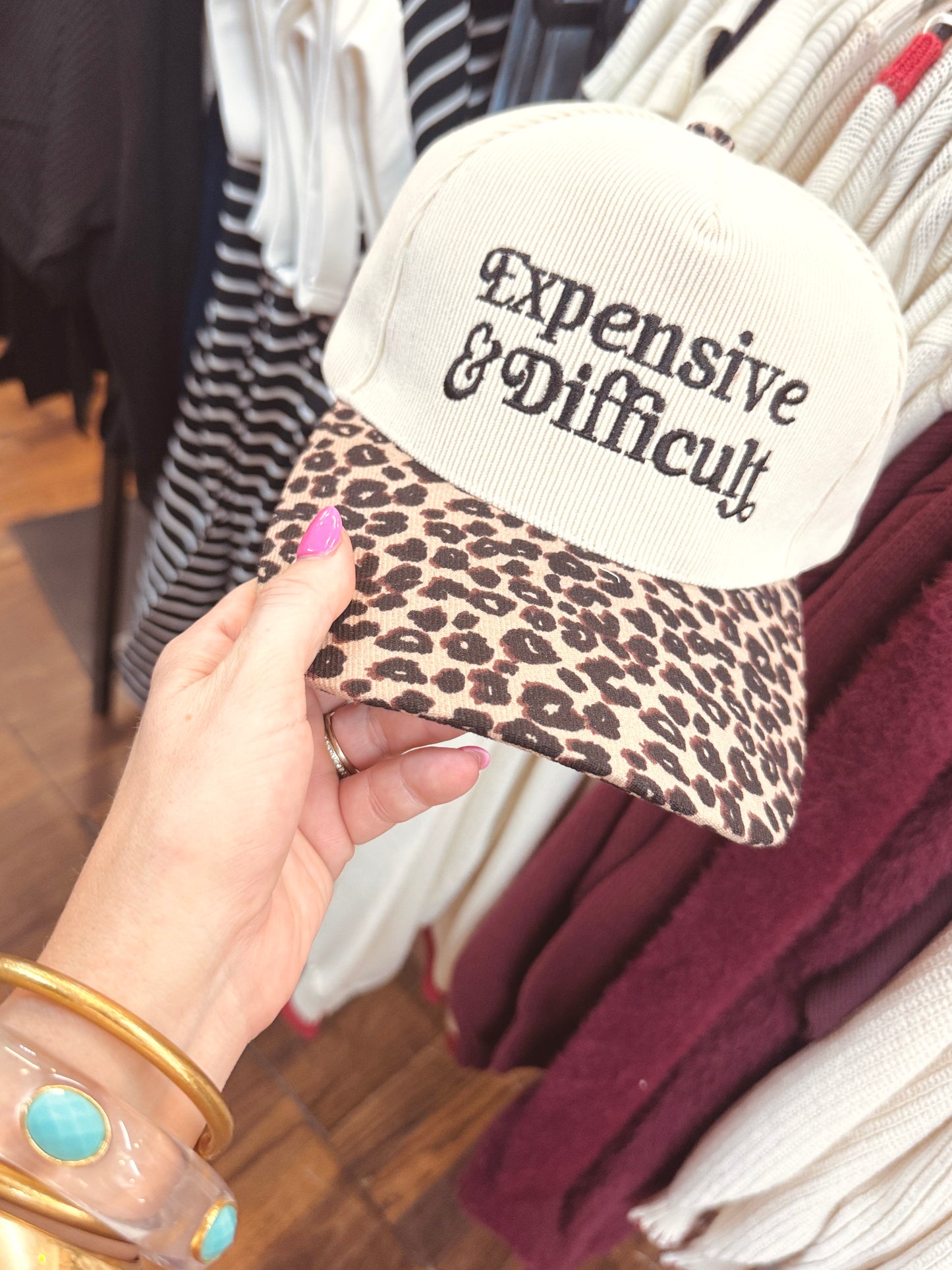 Expensive & Difficult Corduroy Trucker Hat