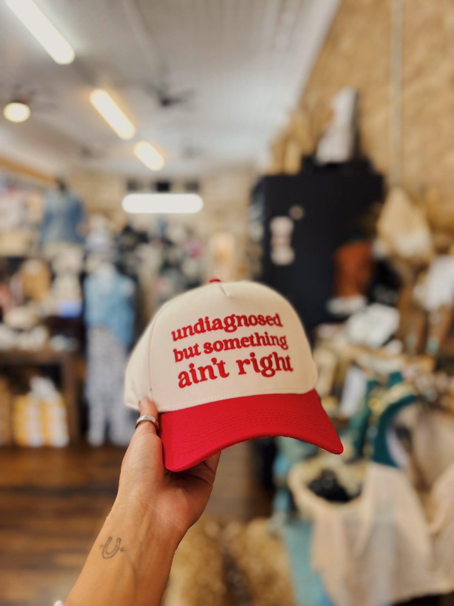 Undiagnosed But Something Ain't Right Trucker Hat