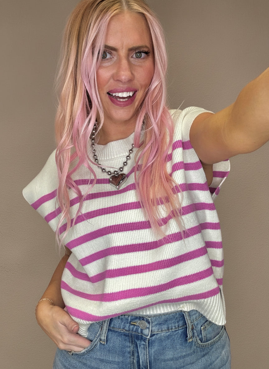 The Chicago Stripe Sweater Vest