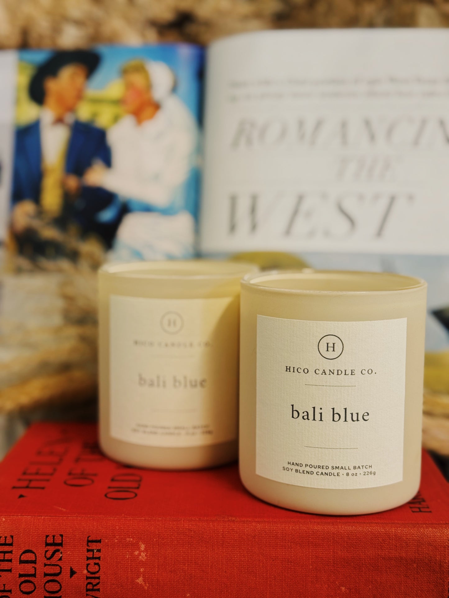 Bali Blue Candle