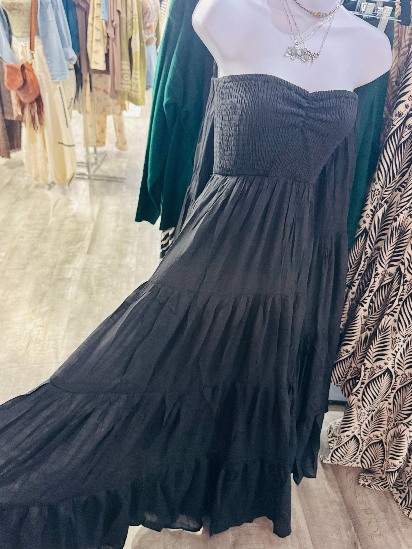 Sunset Stroll Smocked Maxi Dress