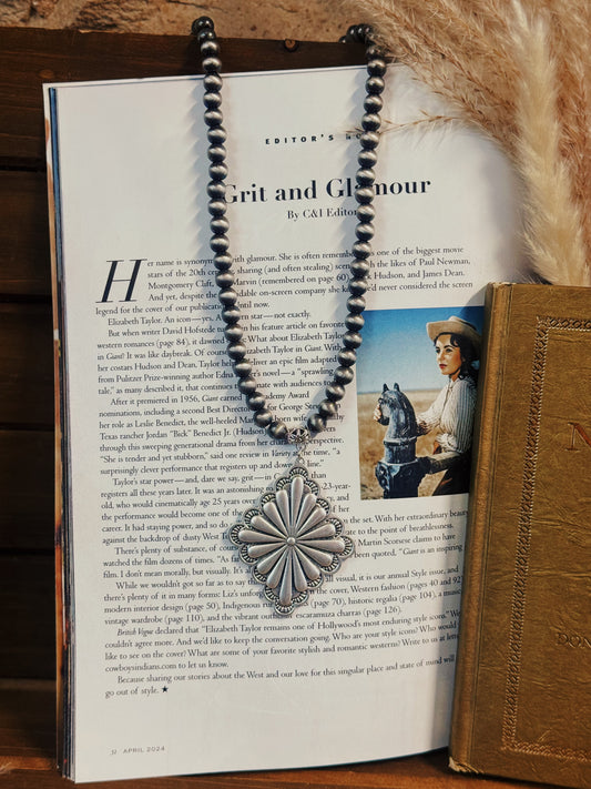 Bohemian Babe Concho Statement Necklace