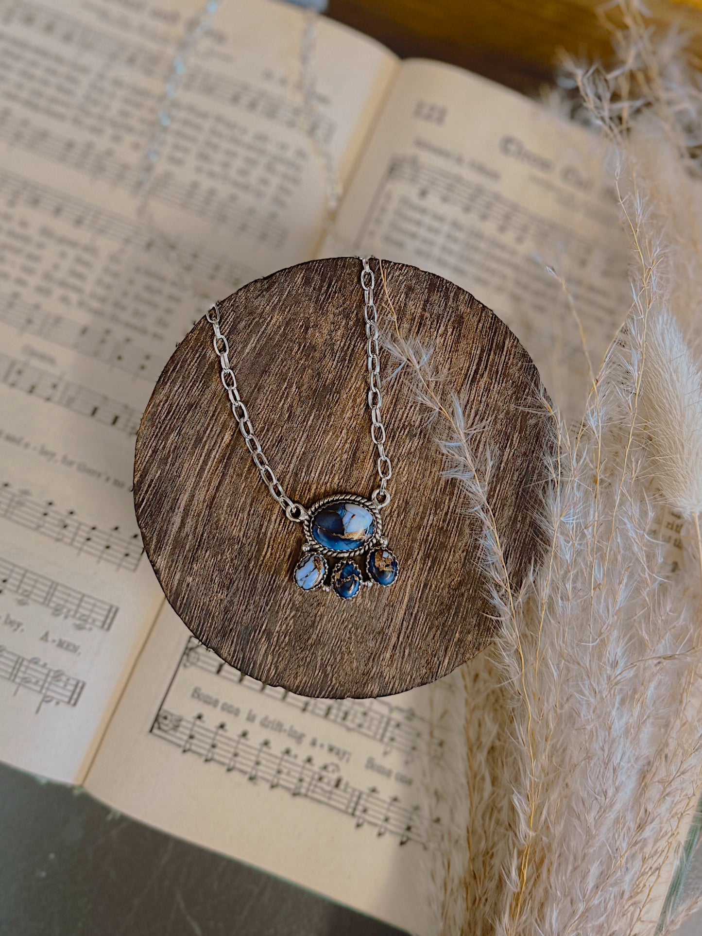 Violet Dahlia Necklace