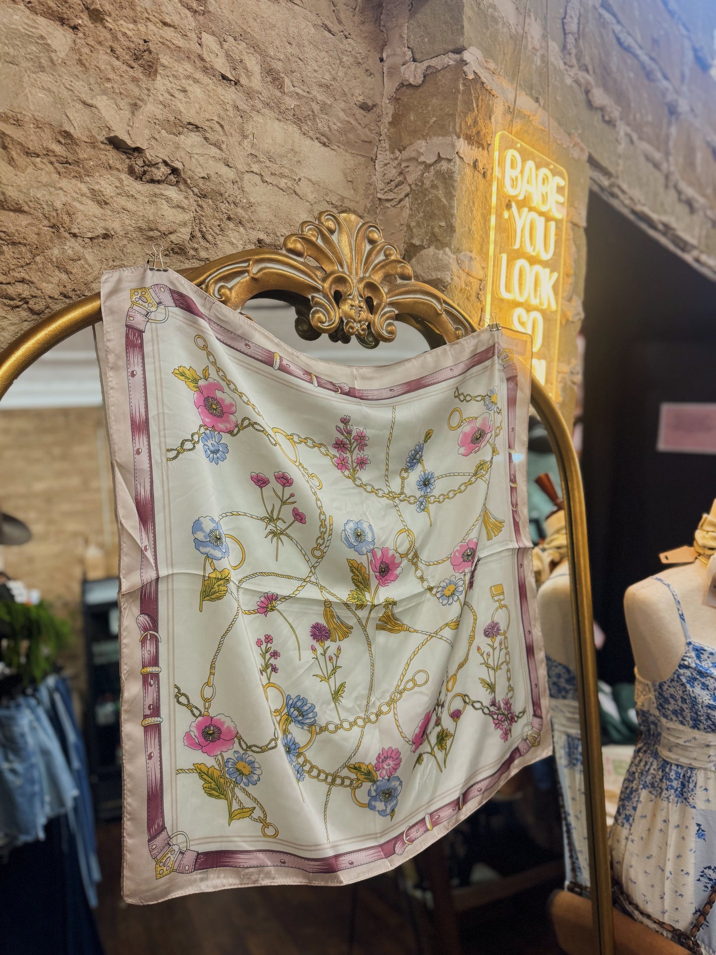 Vintage Moment Floral Scarf