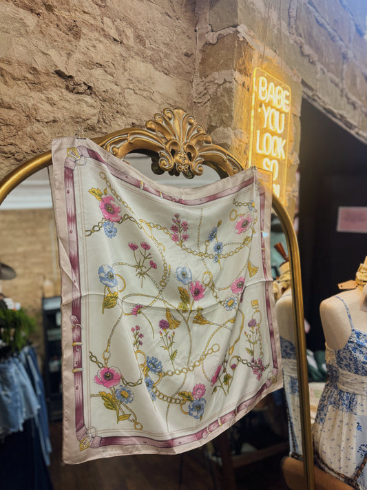 Vintage Moment Floral Scarf