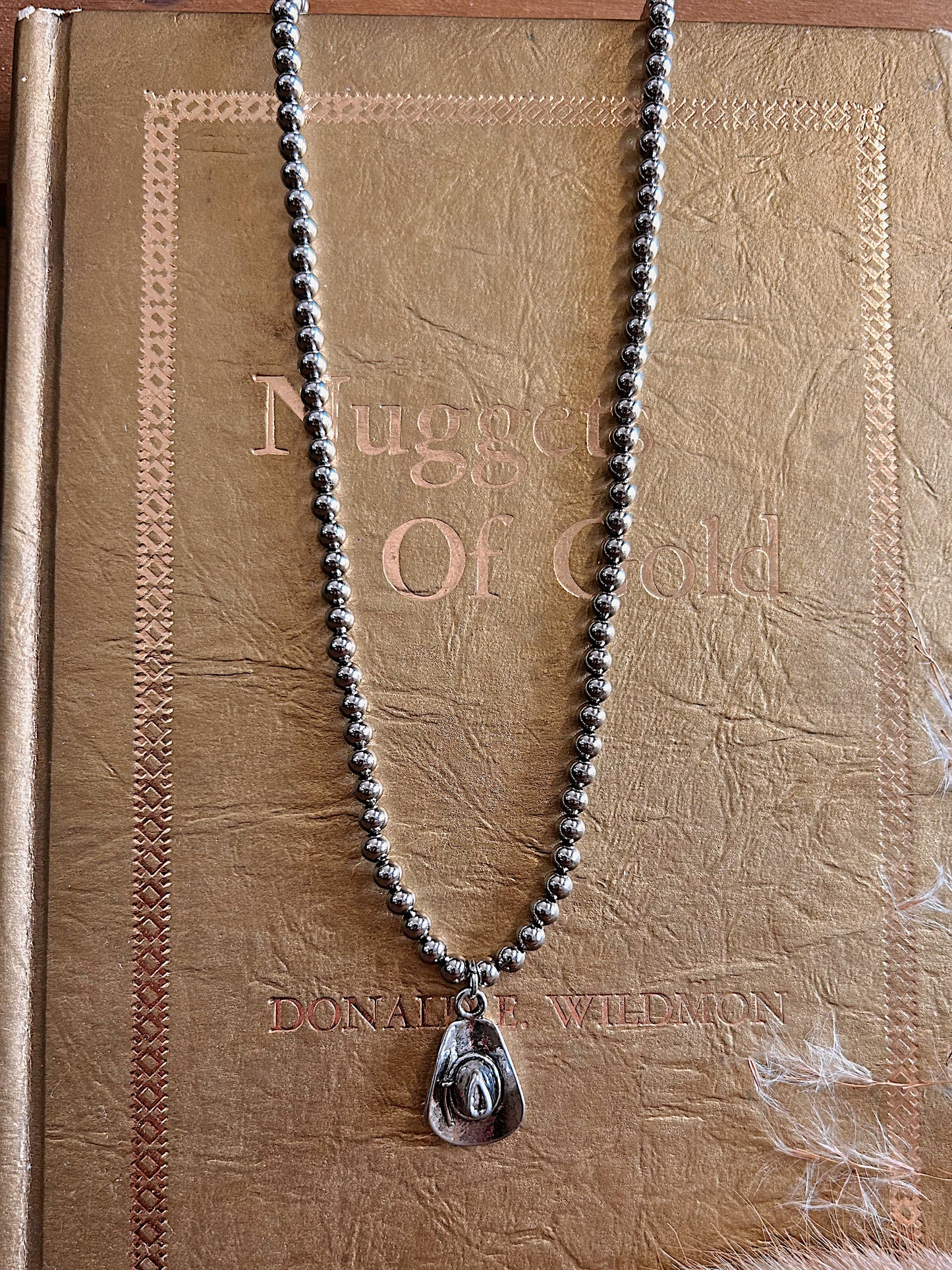 Cowboy Hat Charm Necklace