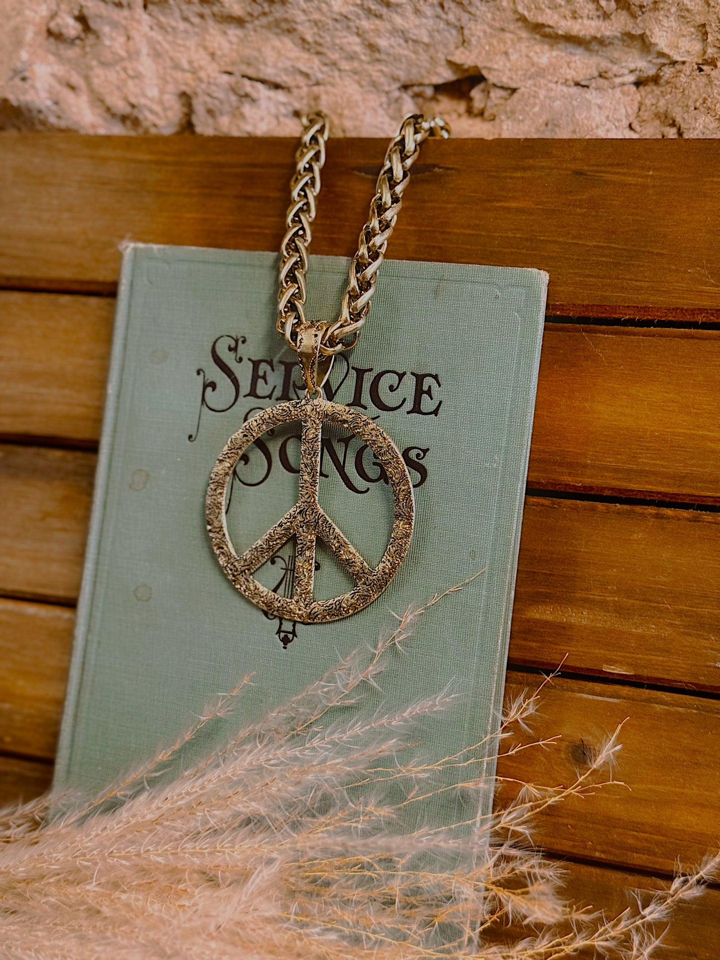 Peace Love & Happiness Necklace