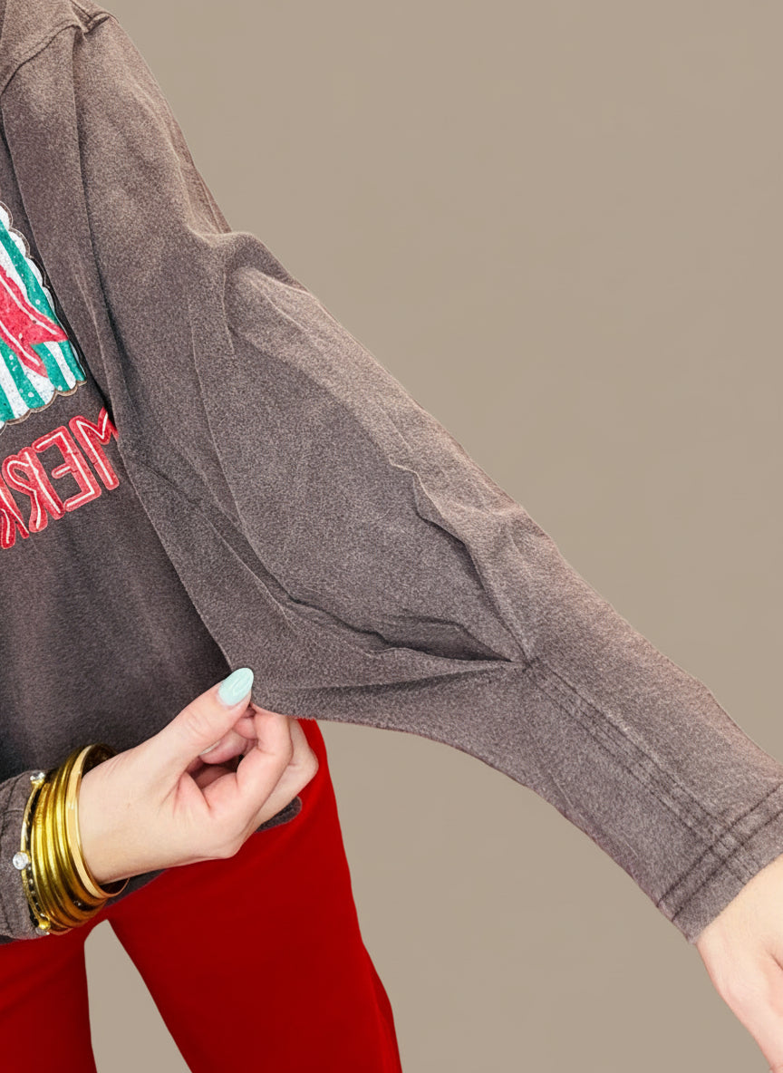 Merry & Bright Long Sleeve Top