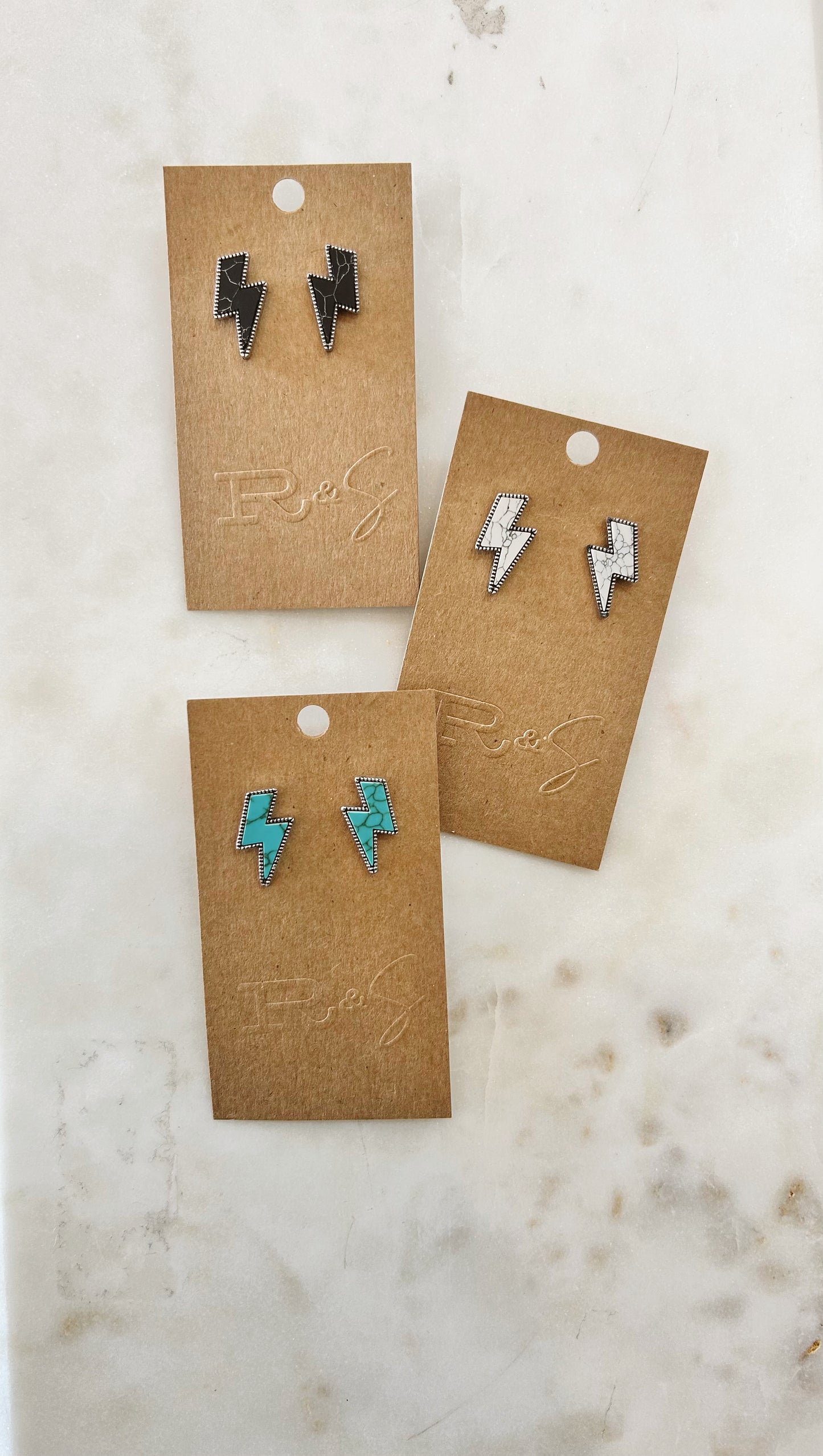 The Lighting Strike Stud Earrings