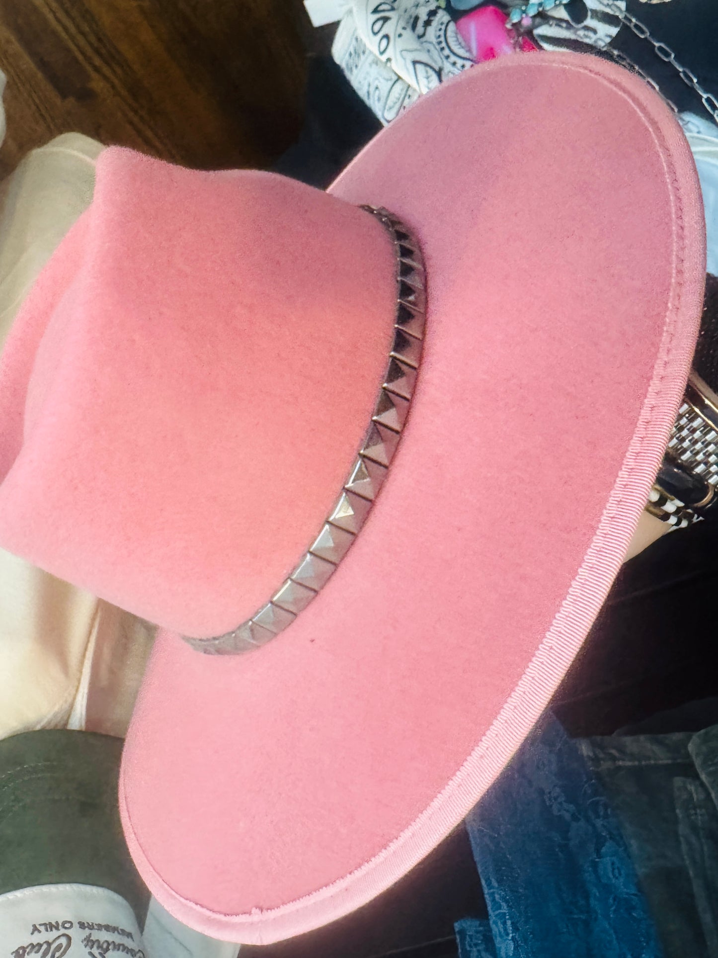 The Billie Blush Rancher Hat