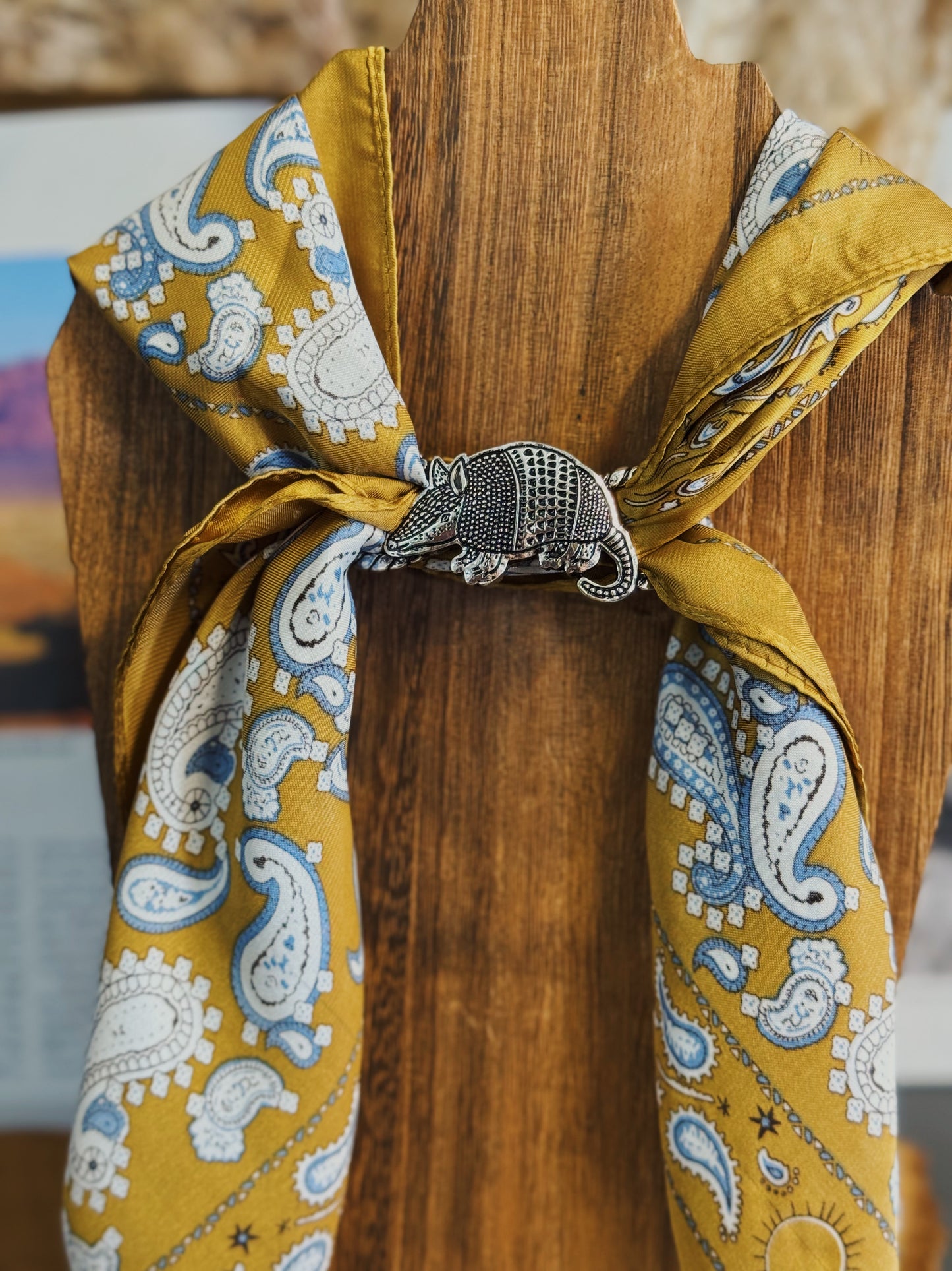 Armadillo Scarf Charm