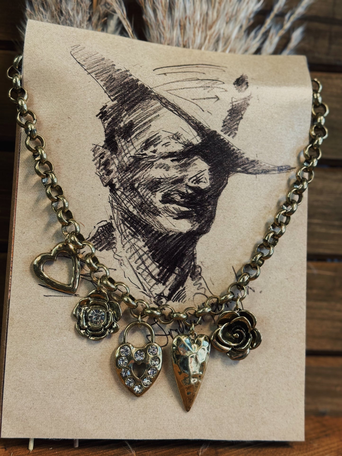 The Delta Rose Charm Necklace