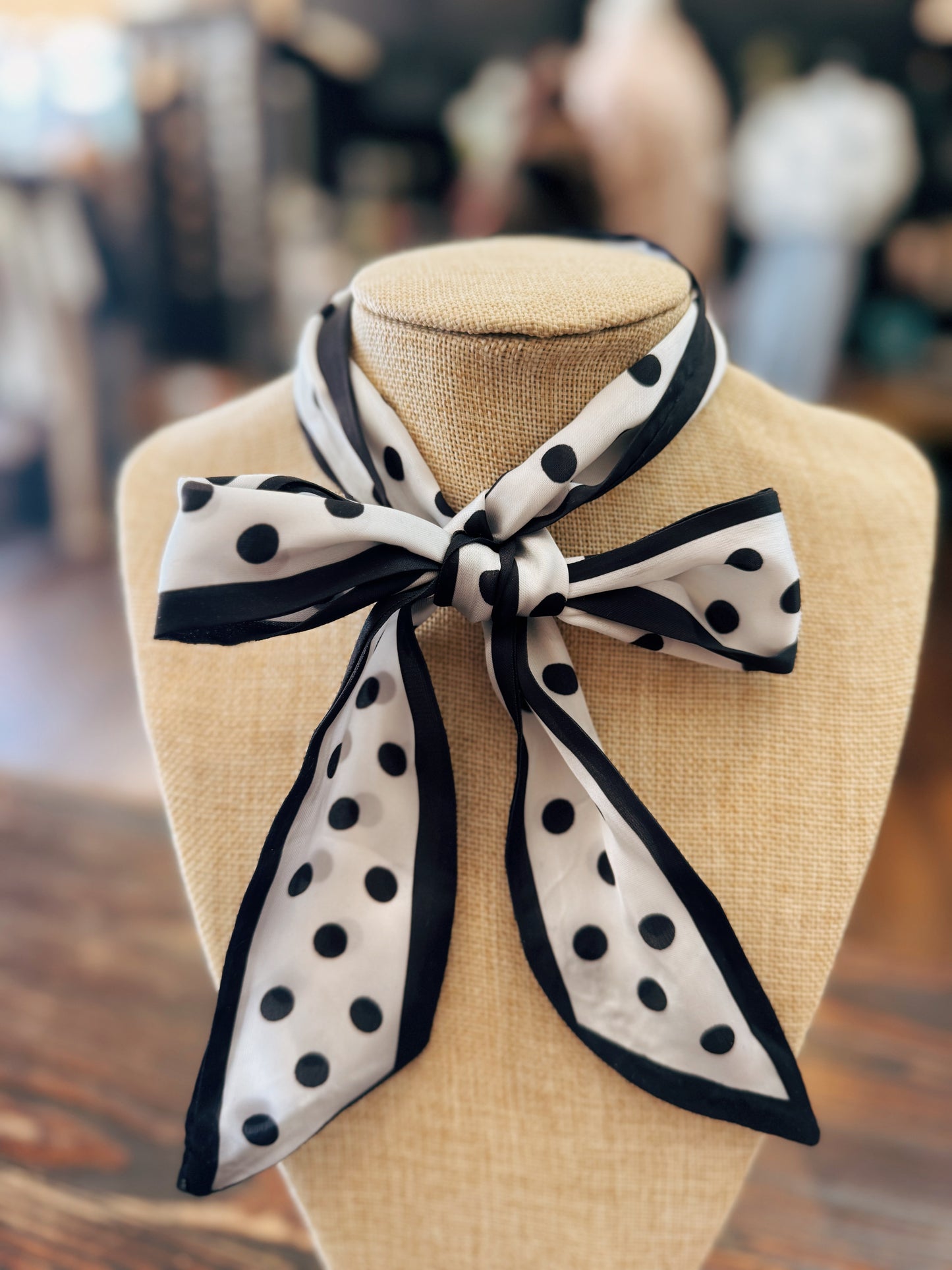 Paris Polka Dot Scarf
