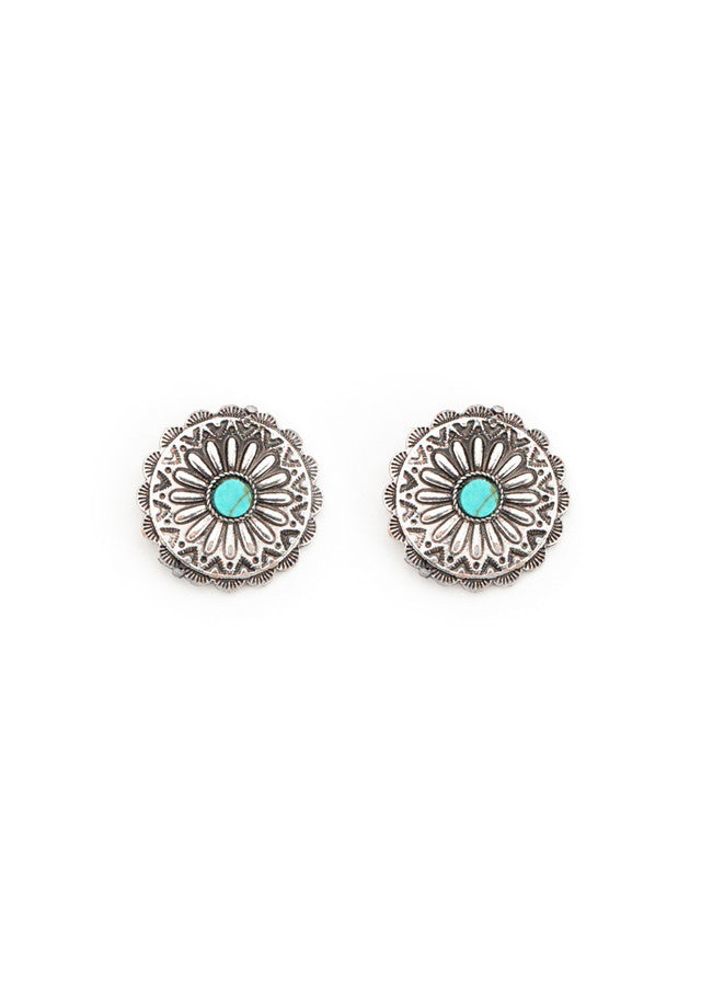 The Kallie Concho Stud Earrings