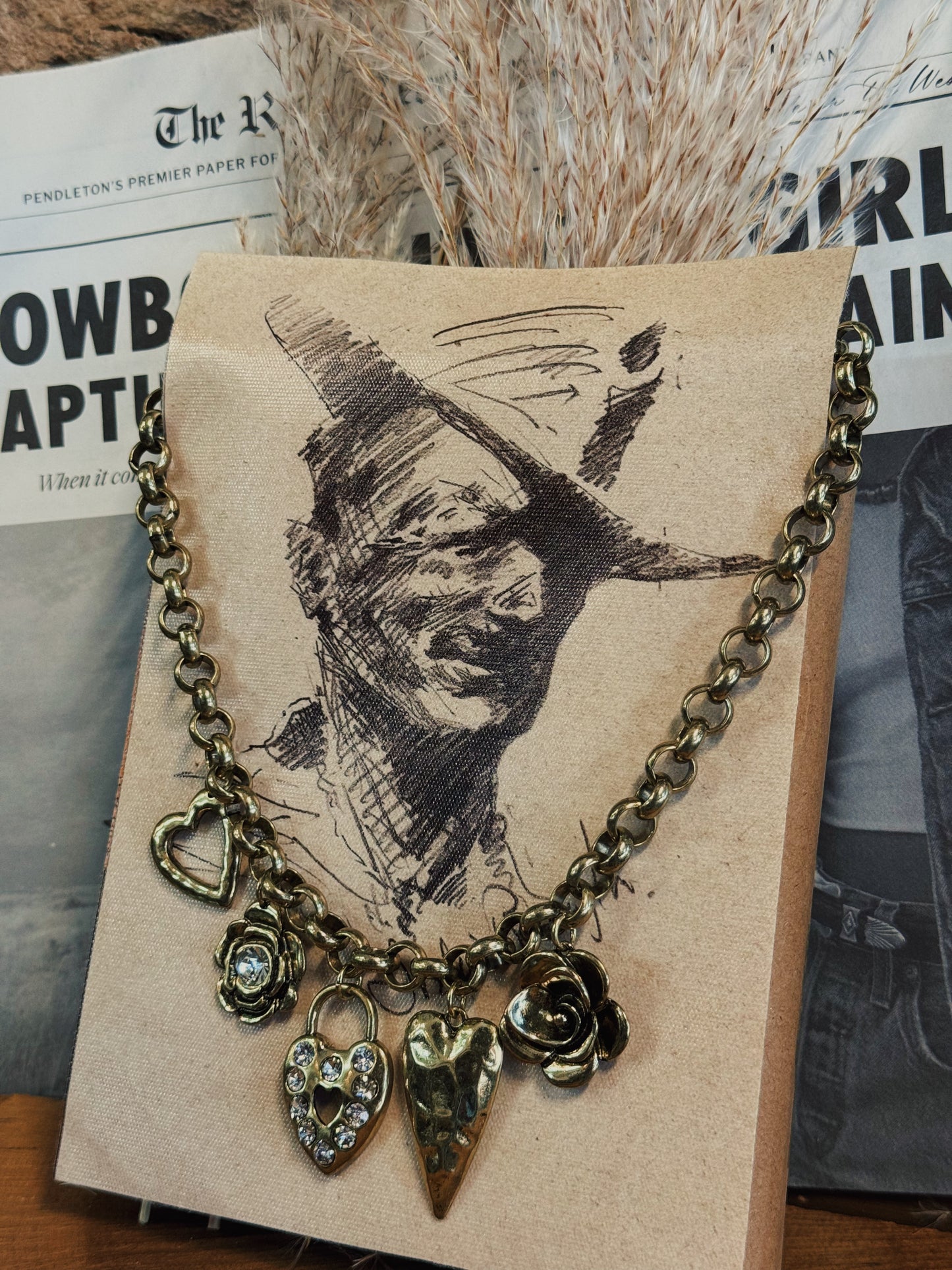 The Delta Rose Charm Necklace